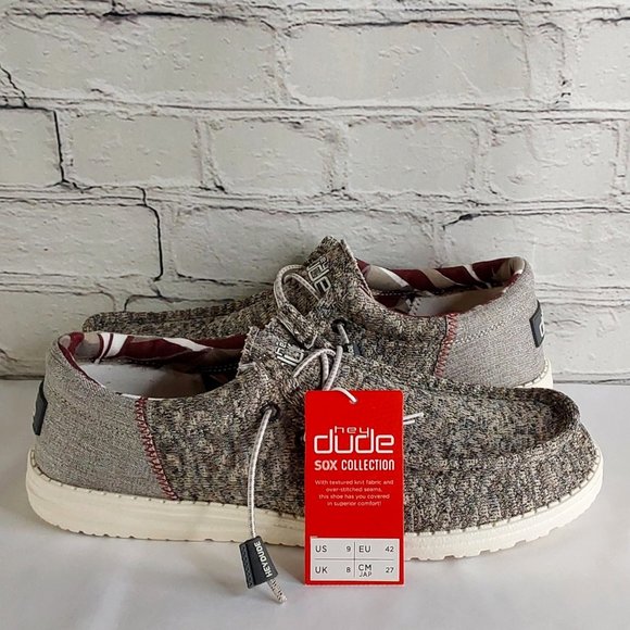 HEY DUDE \'WALLY SOX FUNK\' COMFORT & STRETCH MOCCASIN SHOES ADULT SIZE 9 main image 7